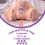 Masturbator Fennie Realistischer mit Vibrationsfunktion und Mehreren Positionen für.10