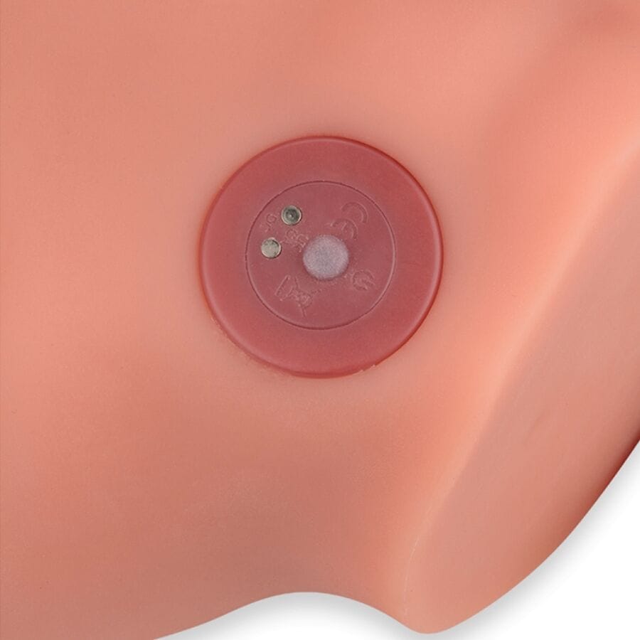 Realistischer Vibrator Frederico Frontposition mit Stossfunktion 15 cm.8