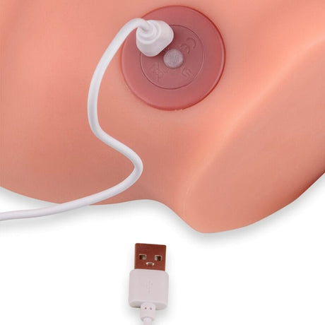 Realistischer Vibrator Frederico Frontposition mit Stossfunktion.3