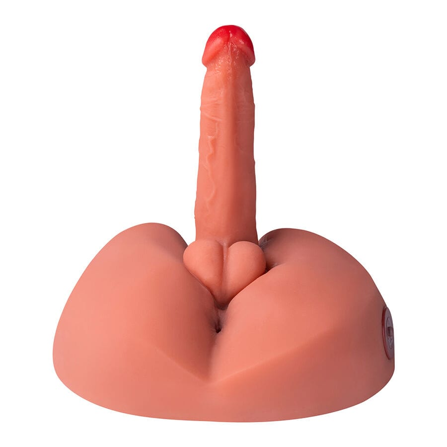 Realistischer Vibrator Honey Realistischer DildMasturbator mit Vibration Transparent 19 x