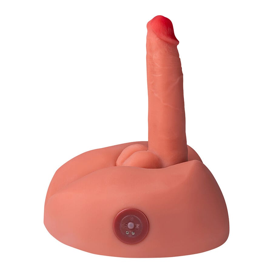 Realistischer Vibrator Honey Realistischer DildMasturbator mit Vibration Transparent 19 x.3