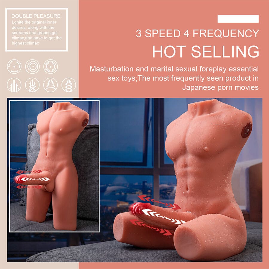 Liebespuppe Jason Halbkörper Realistischer Männlicher Torso mit Stoss- und.13