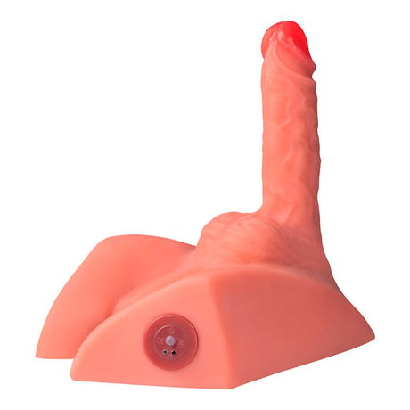 Realistischer Vibrator Michael und Anusmasturbator mit Stossfunktion 20 cm.2