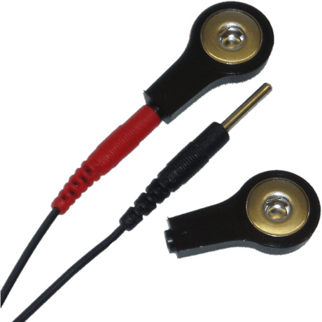 Zubehör ElectraStim Adapter-Set Druckknopf 2 mm auf 4 mm Schwarz